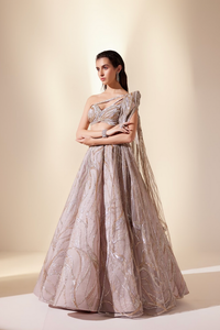 Mystical dune lehenga set