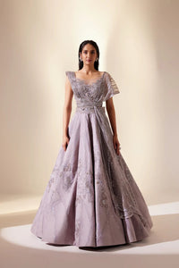 Iridescent Lilac Lehenga Set