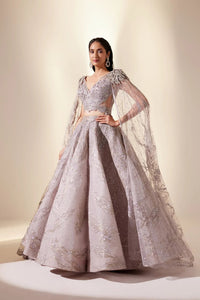 Lunar lavender lehenga set