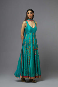 Turquoise Anarkali