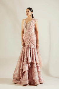 Chateau Rose Drape Saree