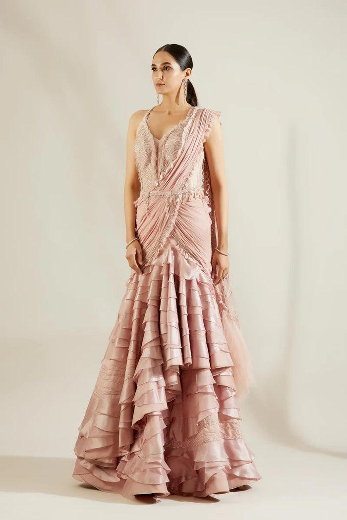 Chateau Rose Drape Saree
