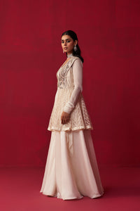 Ivory Mandala Cape and Dress set