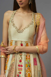 Ivory Multi Anarkali