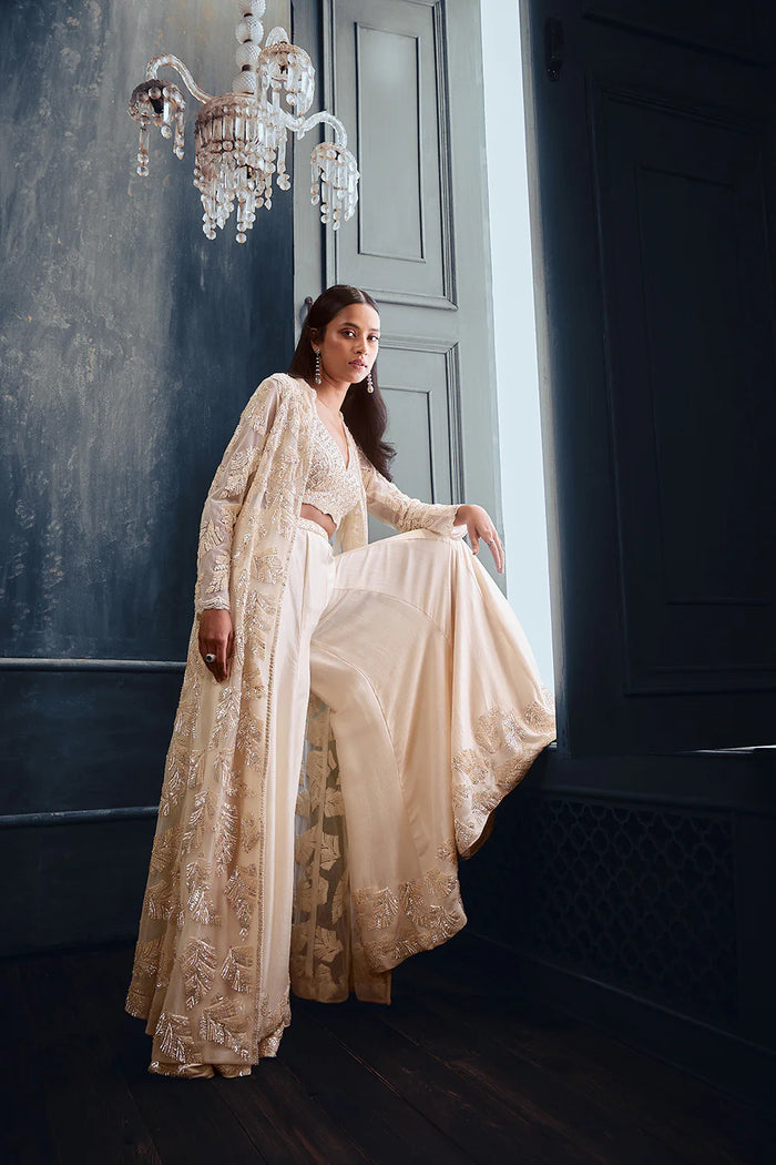 Ivory Jacket Set