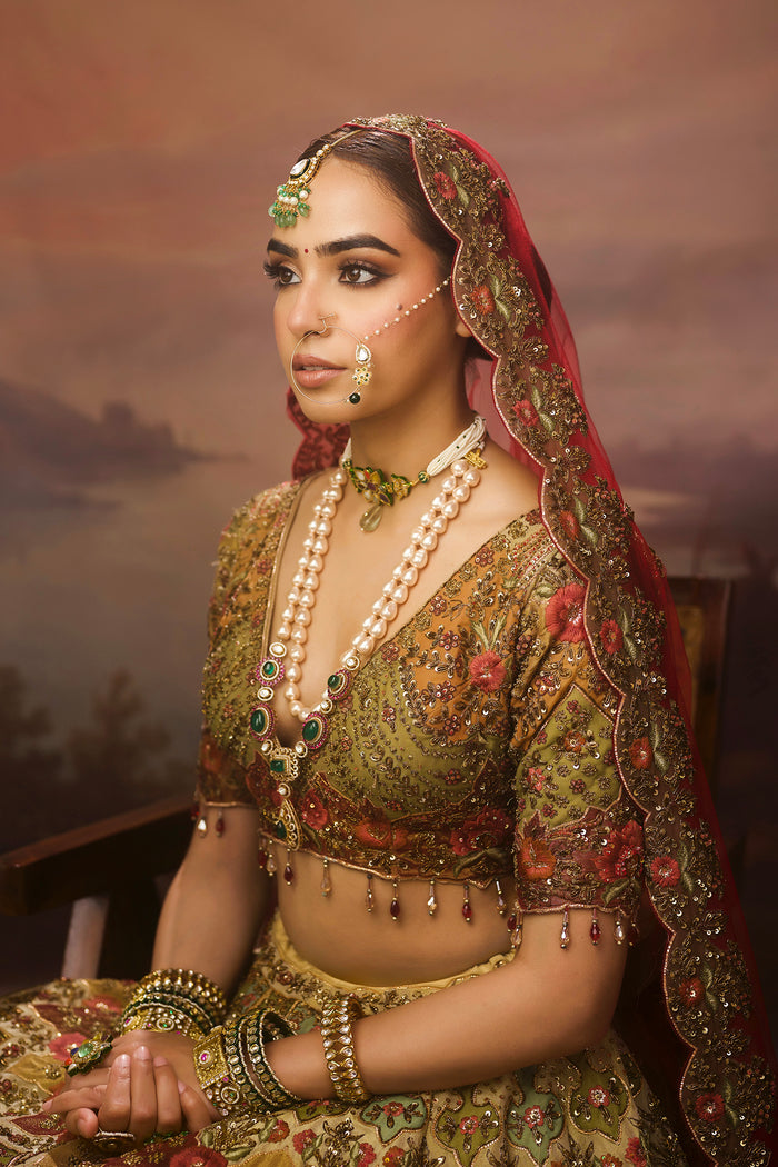 Kesariya Multi Lehenga
