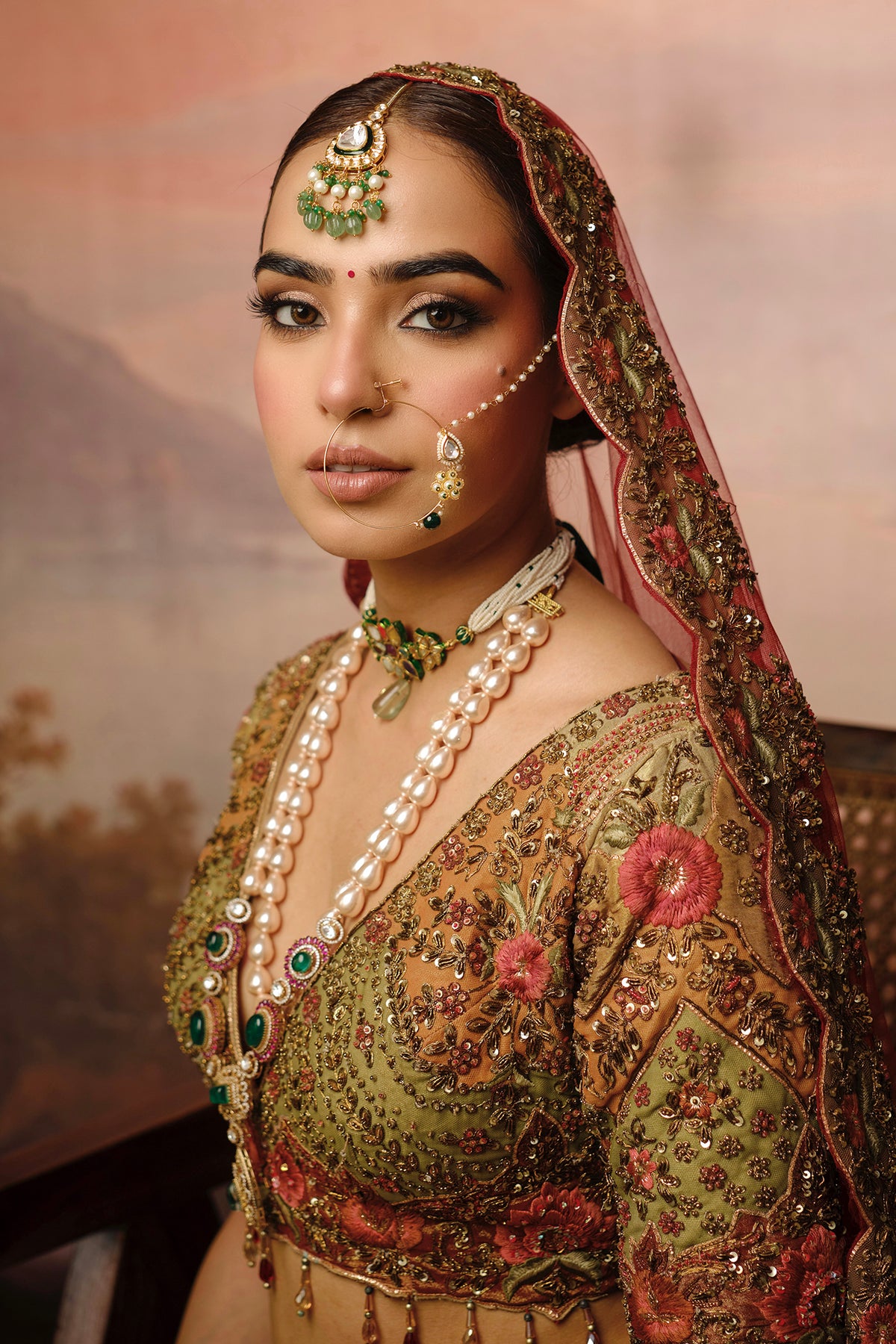 Kesariya Multi Lehenga