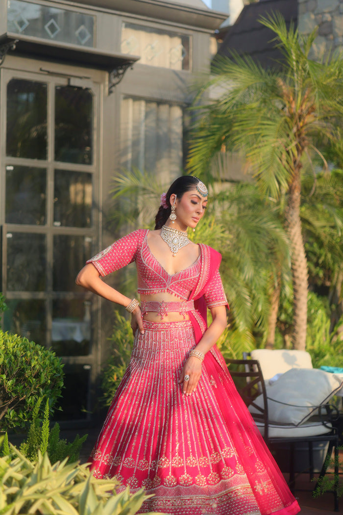 Rose Kareena Lehenga