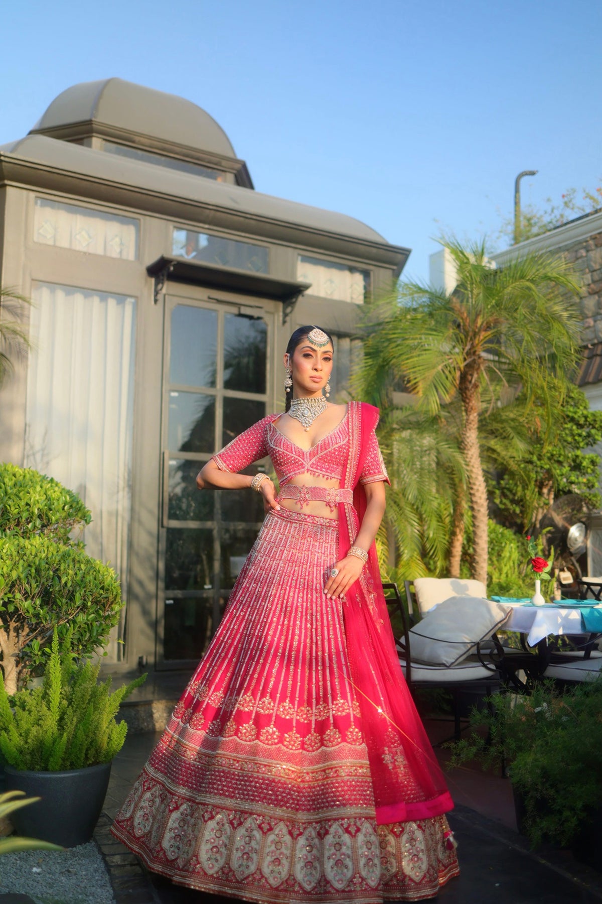 Rose Kareena Lehenga