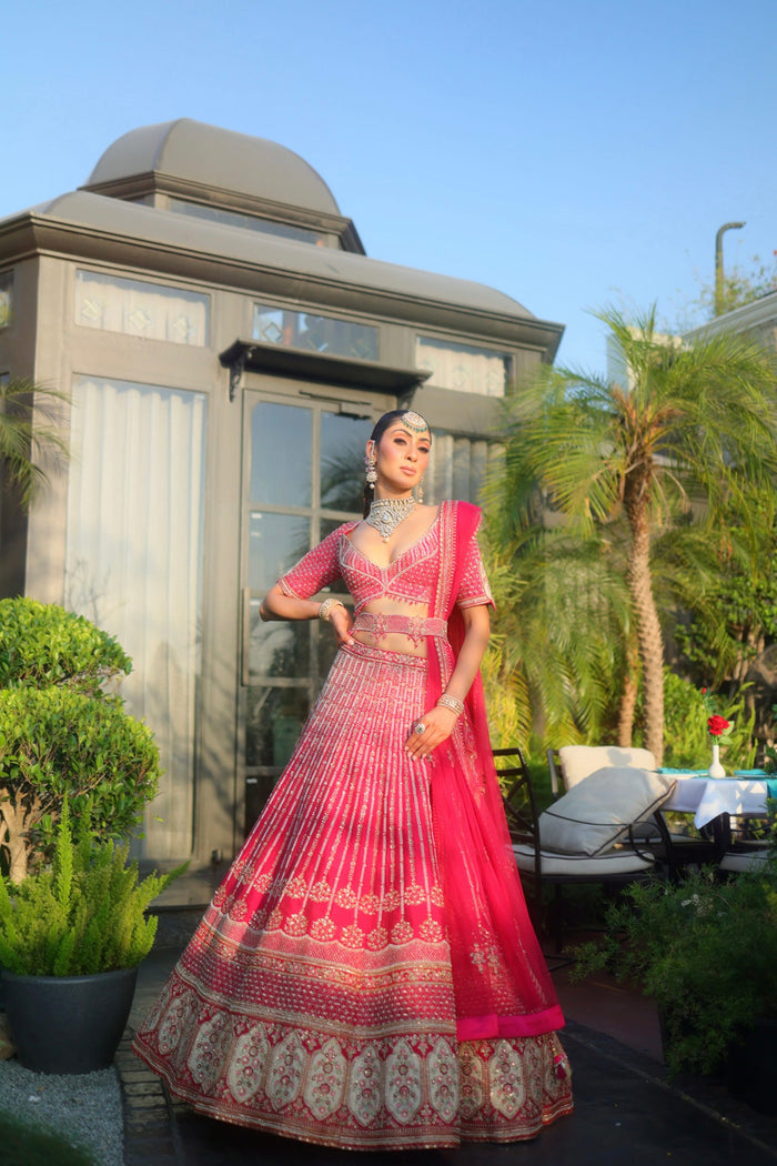Rose Kareena Lehenga