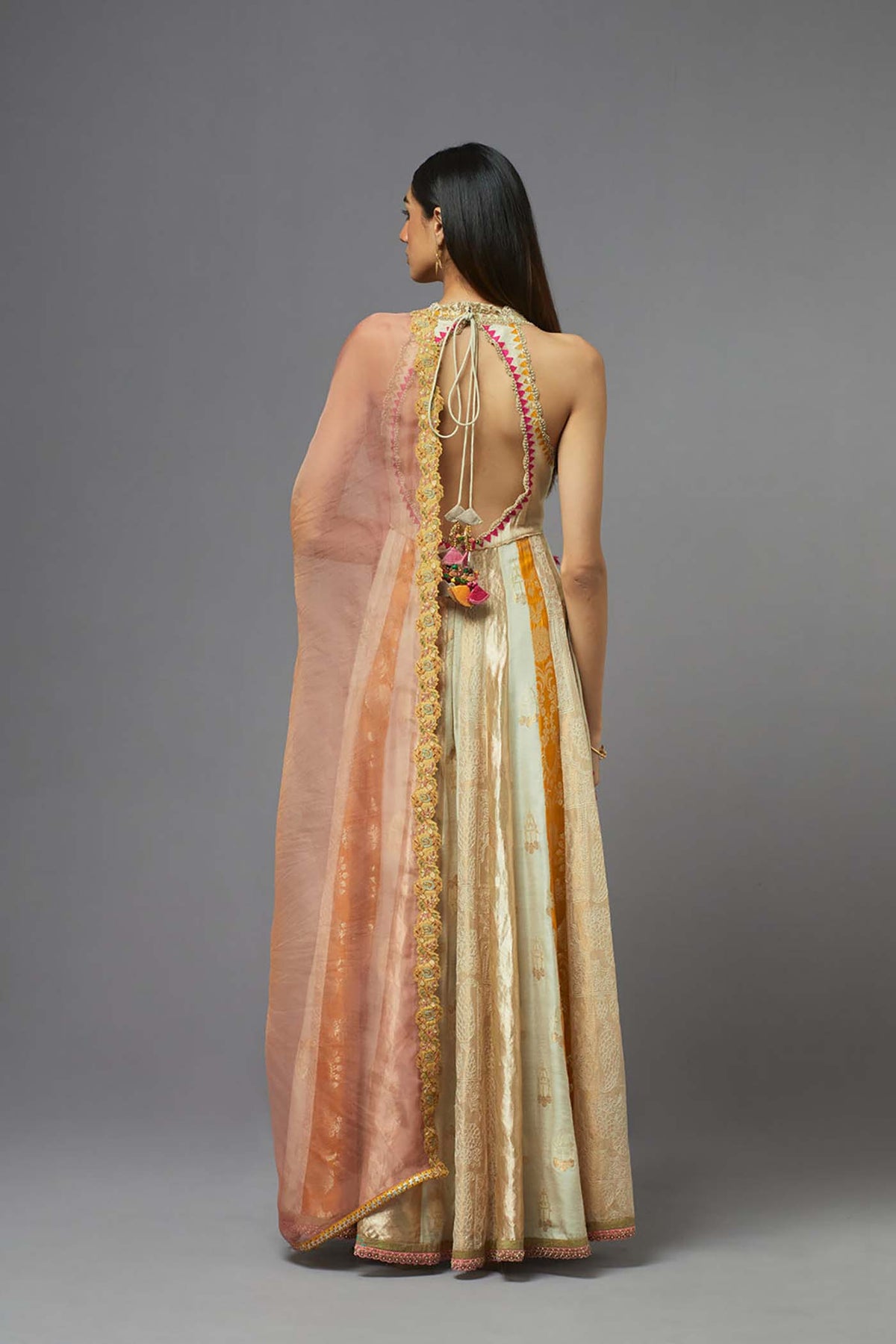 Ivory Multi Anarkali