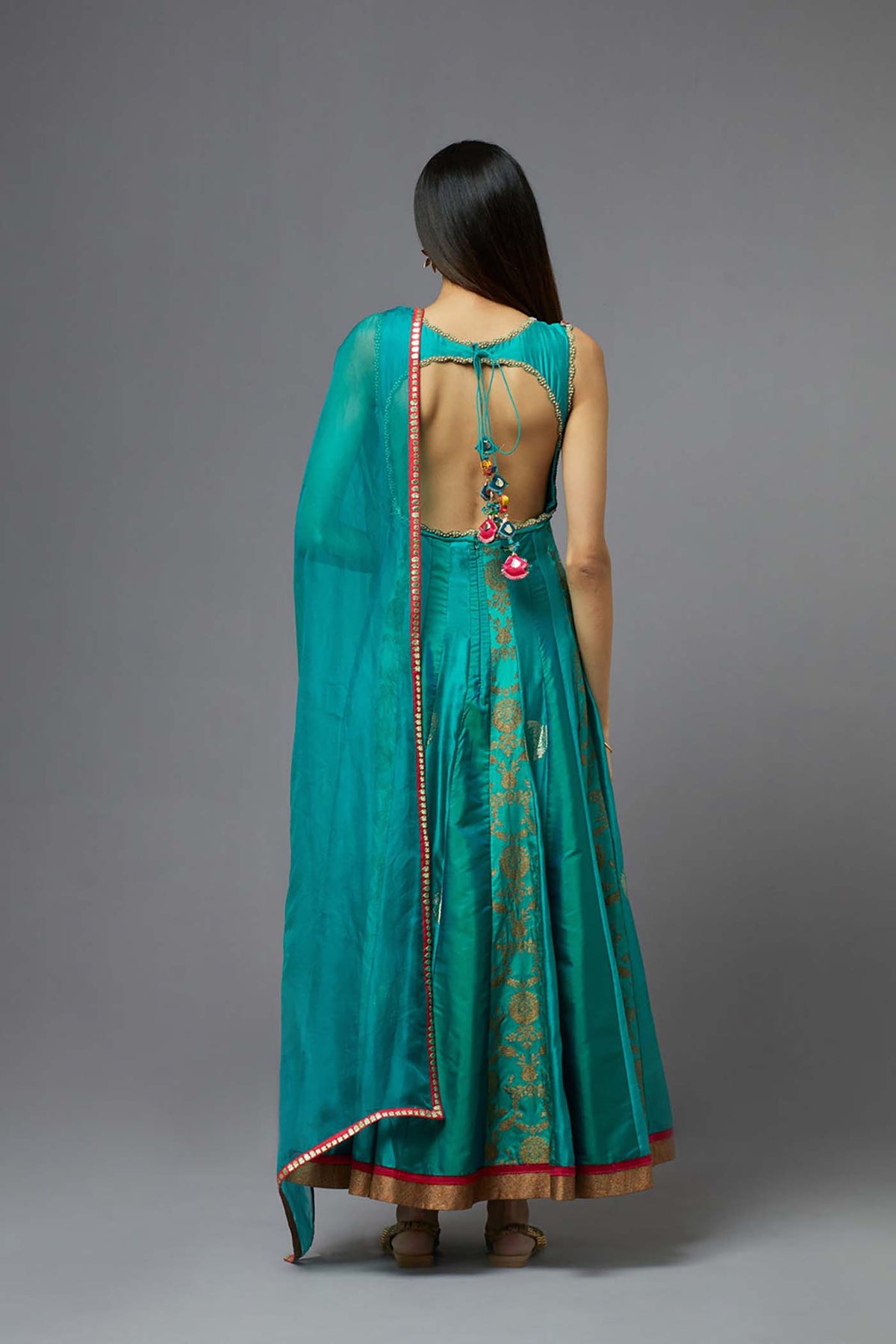 Turquoise Anarkali